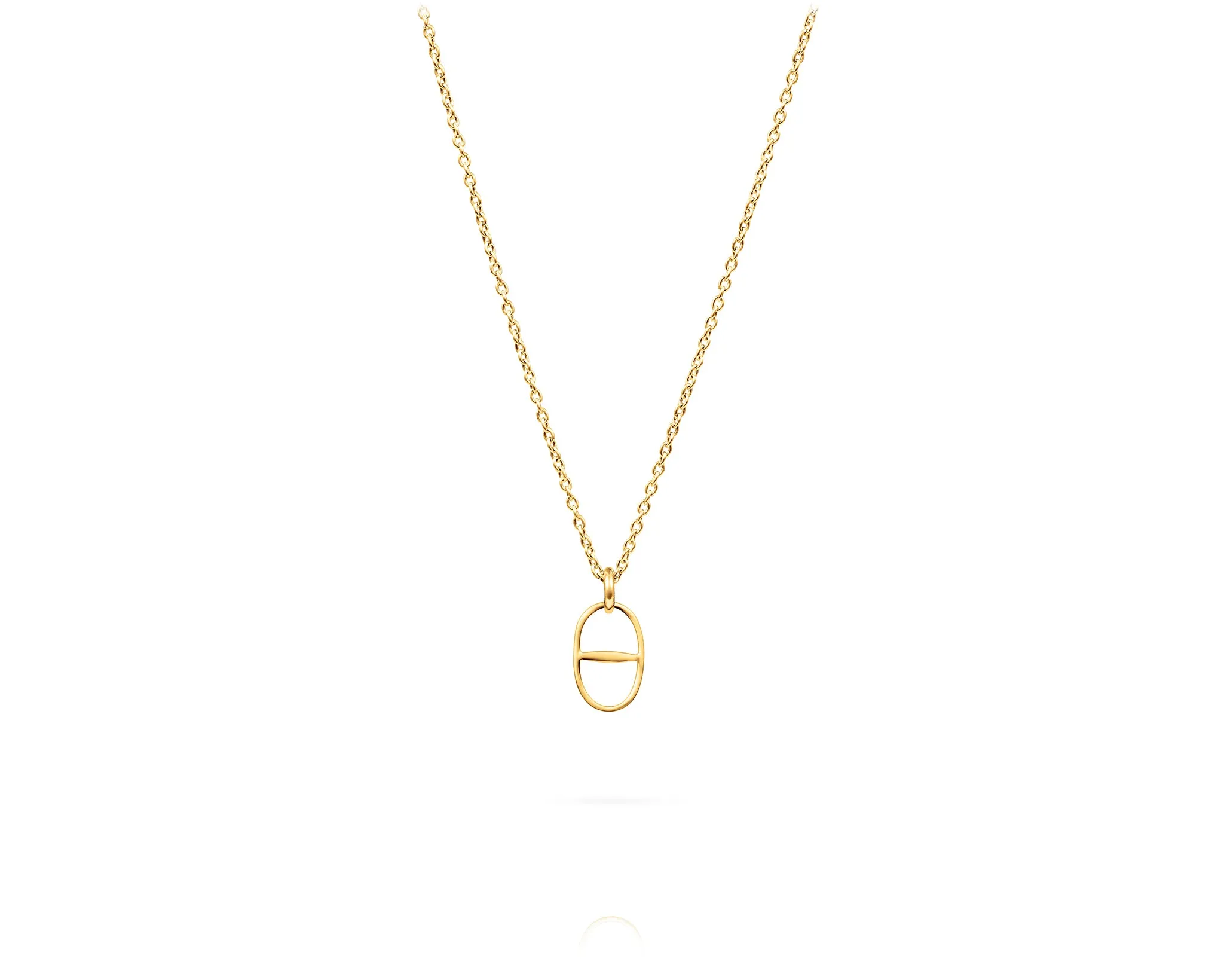 Small Kingston Bit Charm Necklace | Gold