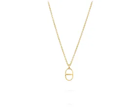 Small Kingston Bit Charm Necklace | Gold