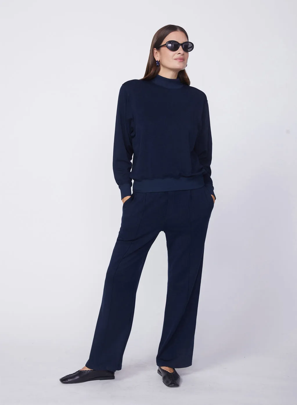 Softest Fleece Trouser in New Navy