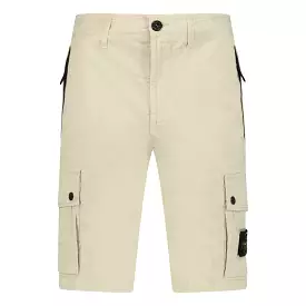 STONE ISLAND CARGO SHORTS BEIGE