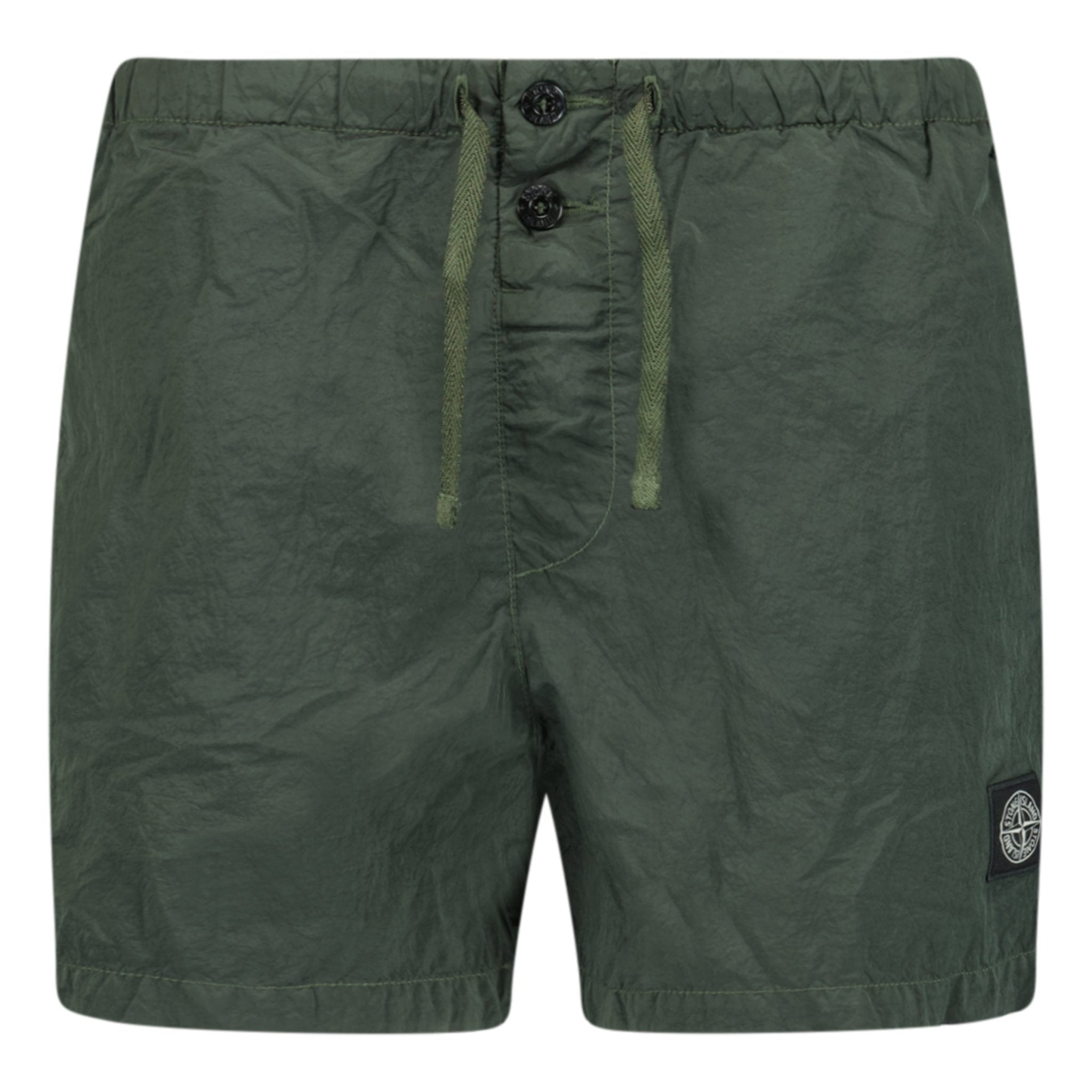 STONE ISLAND CHROME SWIM SHORTS MUSK GREEN