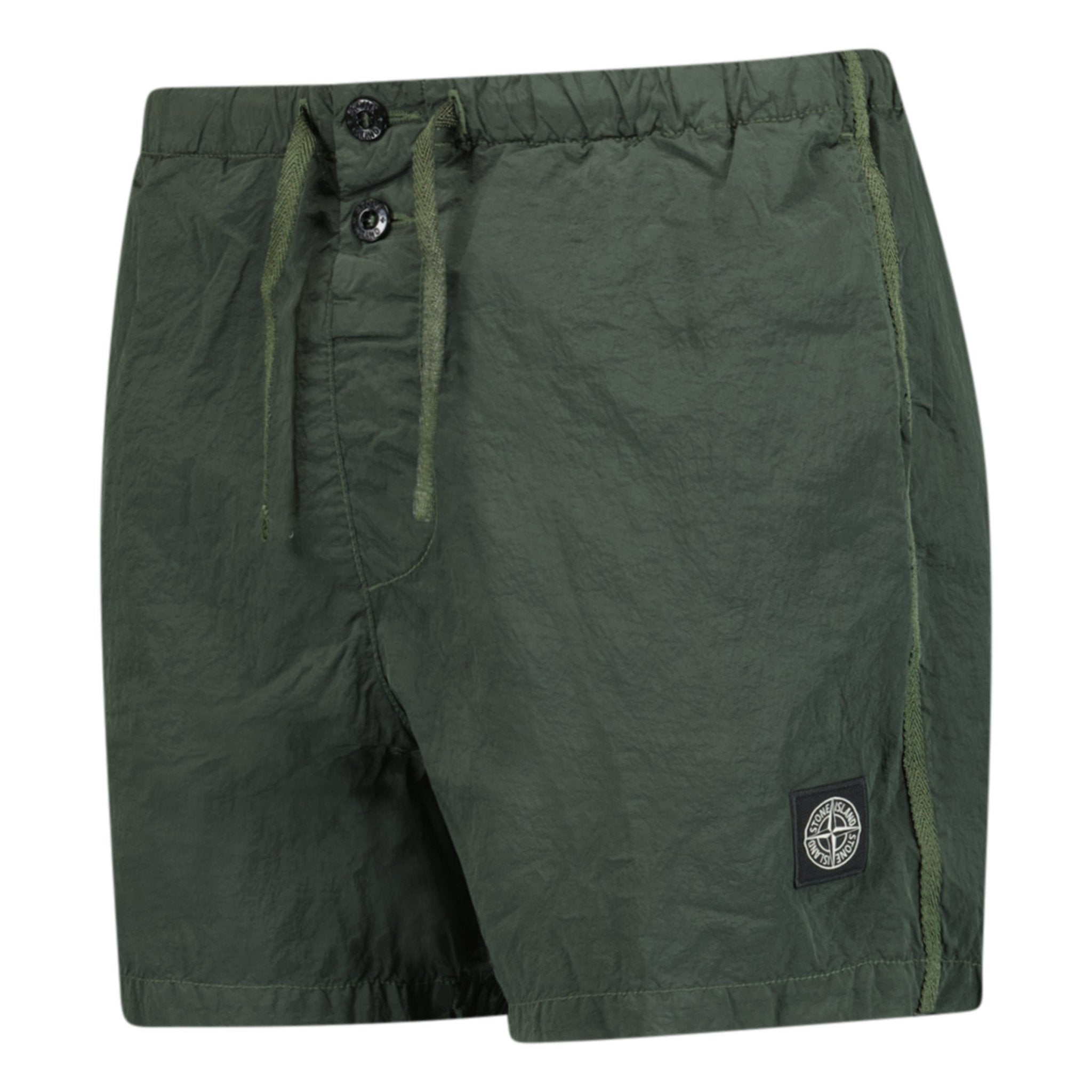 STONE ISLAND CHROME SWIM SHORTS MUSK GREEN