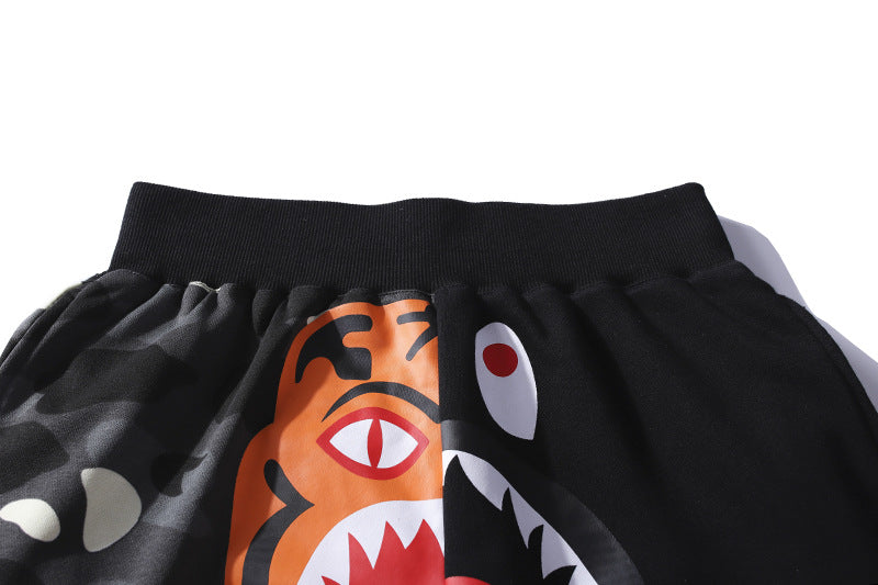 Summer Bape Shark Shorts Casual Street Unisex