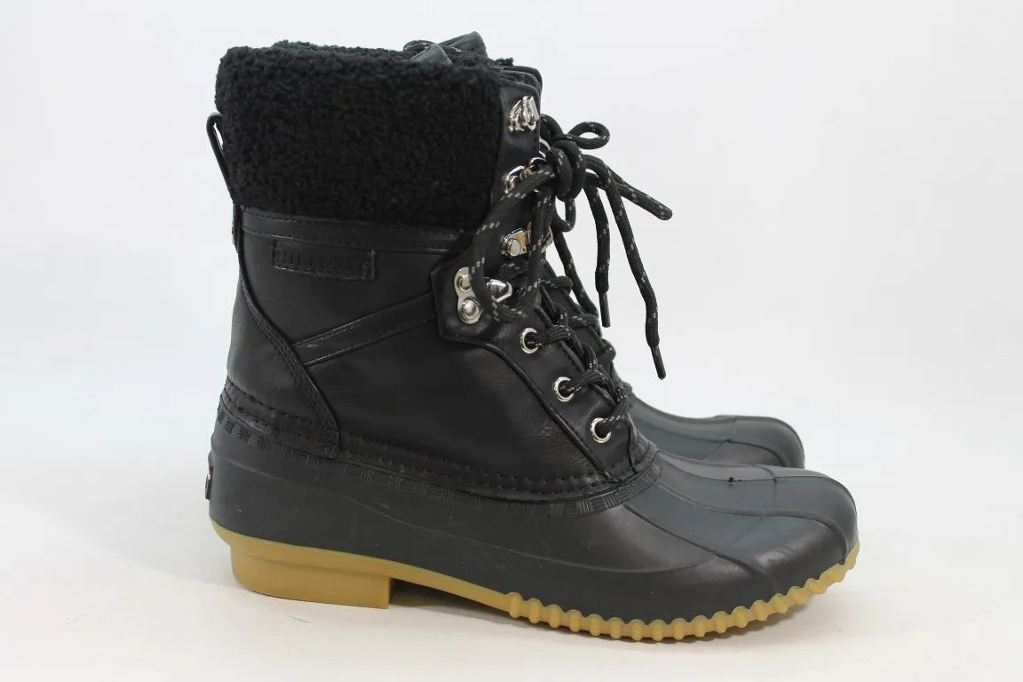 Tommy Hilfiger Rian Women's Black Boots 8M(ZAP18051)