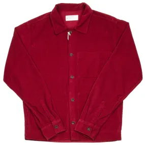 Universal Works - Uniform Shirt Fine Cord - Claret