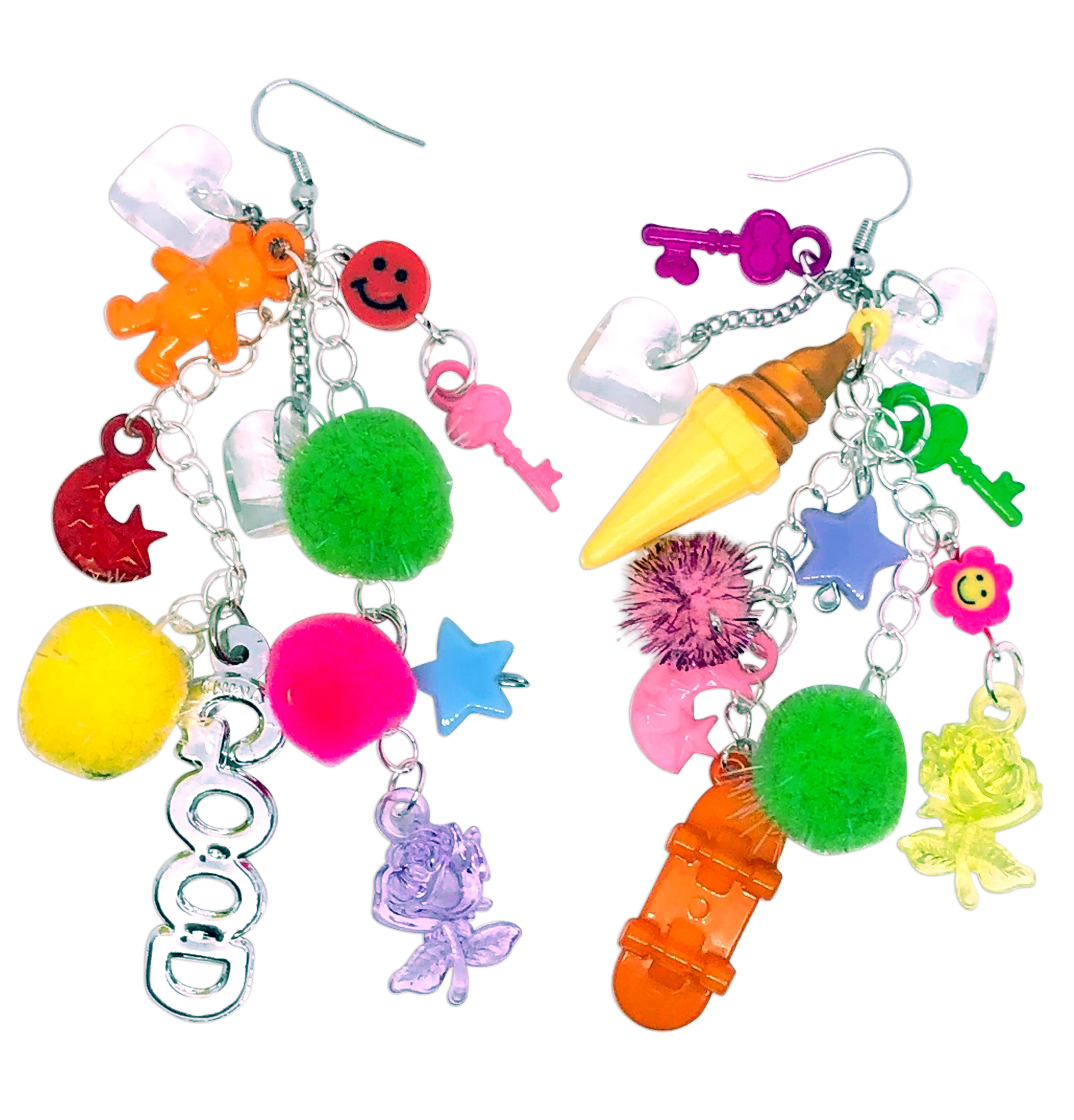 Vintage Good Times Charm Earrings