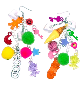 Vintage Good Times Charm Earrings