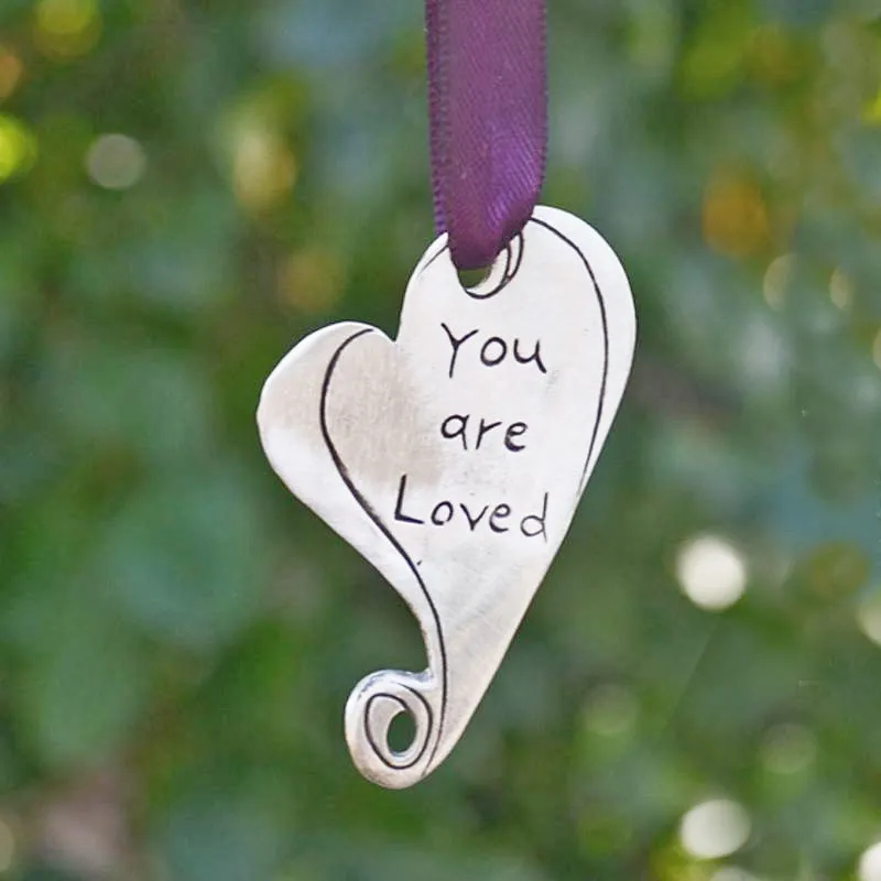 You Are Loved Heart Ornament